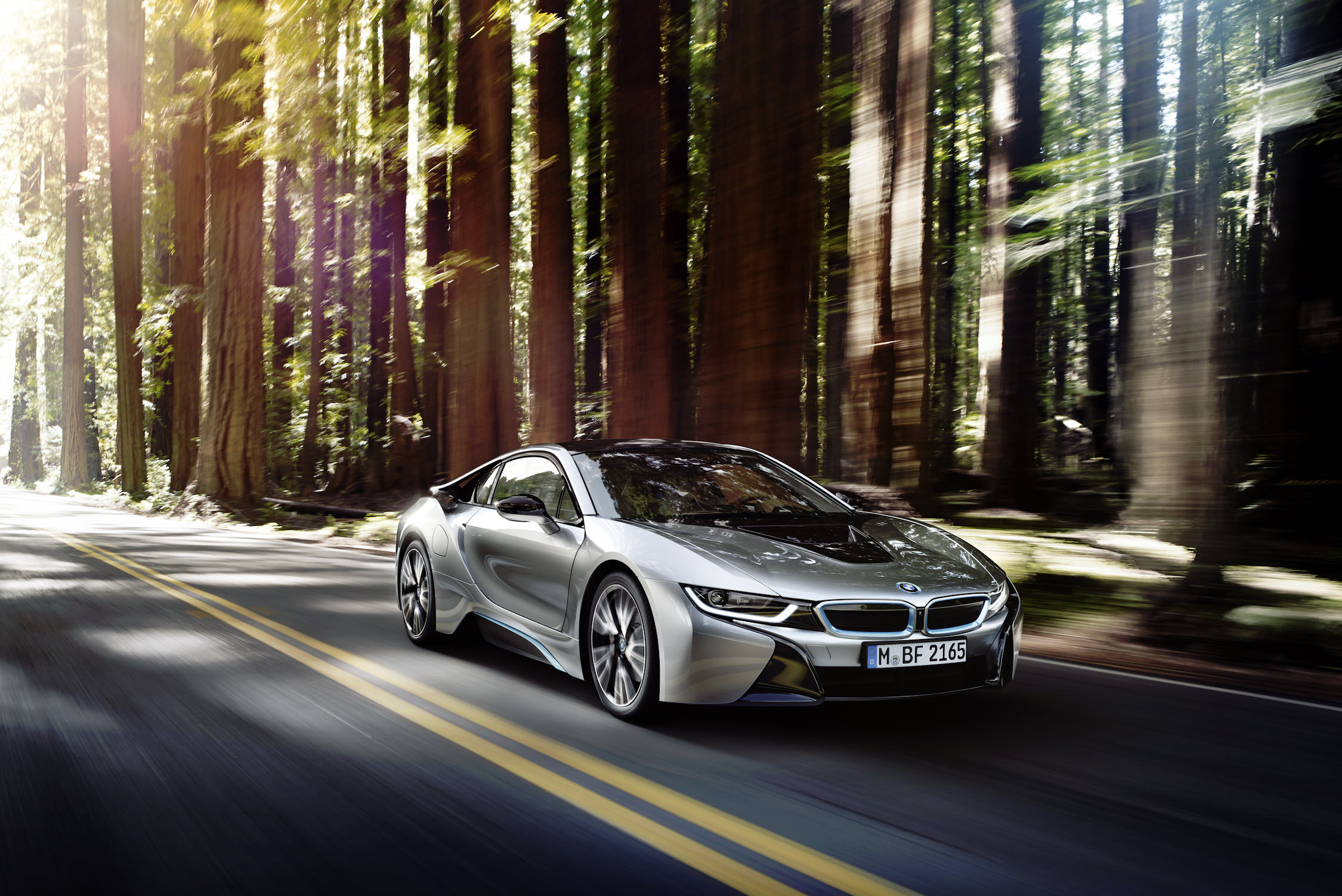 BMW i8 grijs