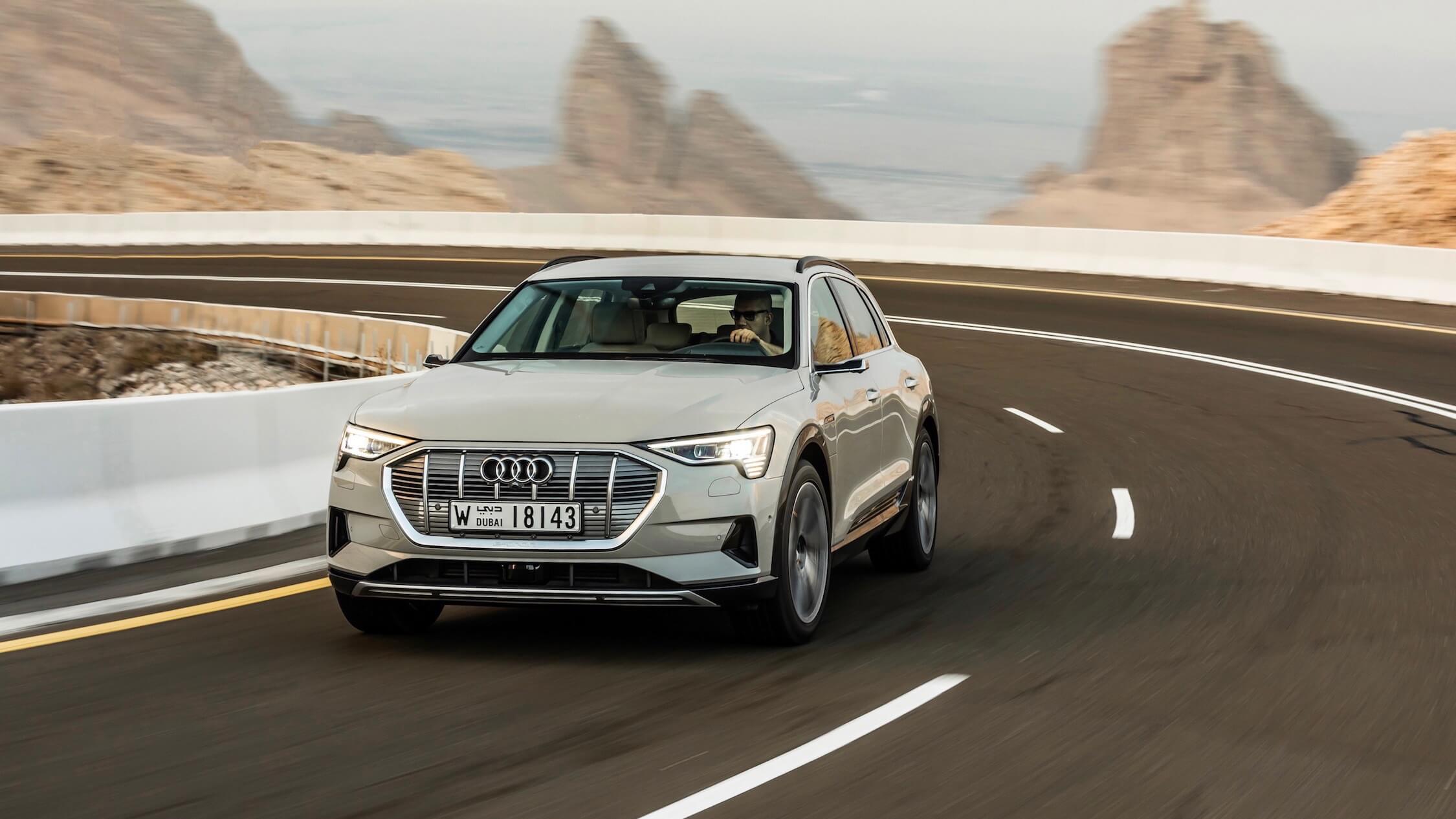 Audi e-tron beige