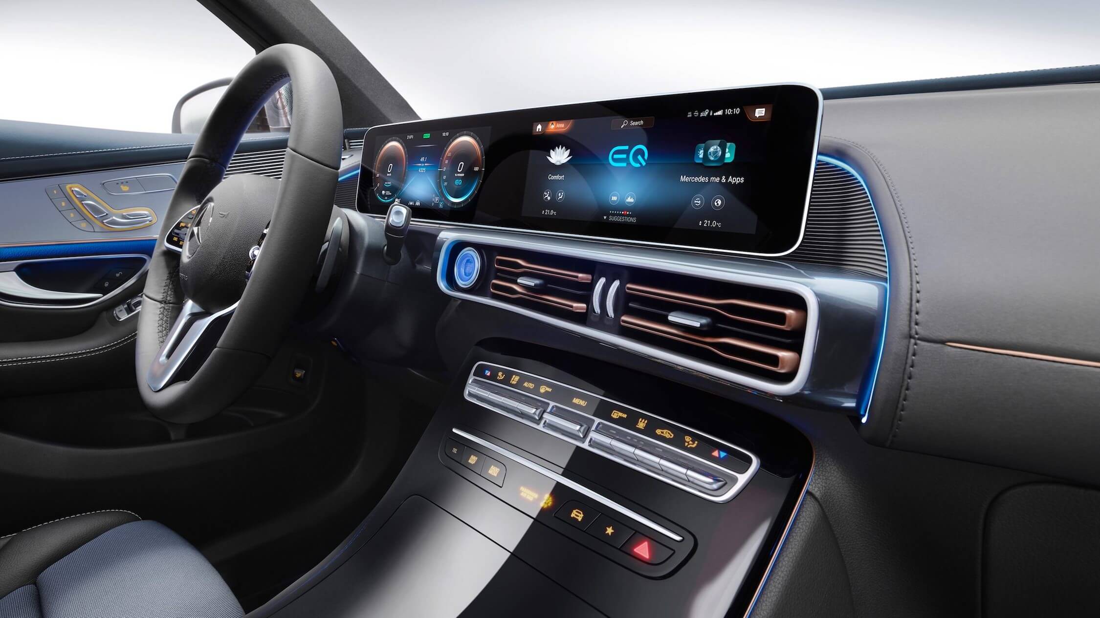 Mercedes EQC dashboard