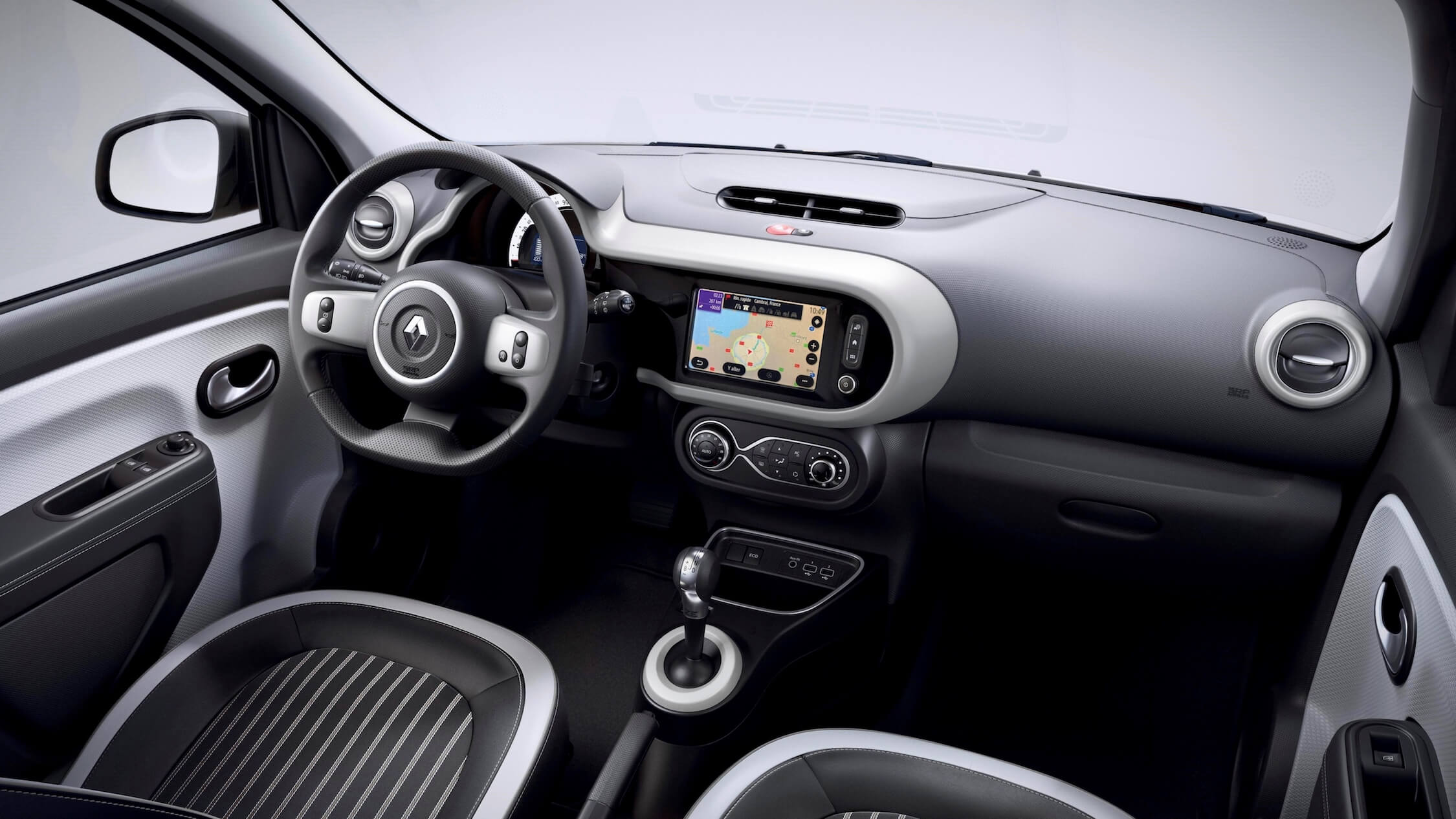 Renault Twingo ZE interieur grijs