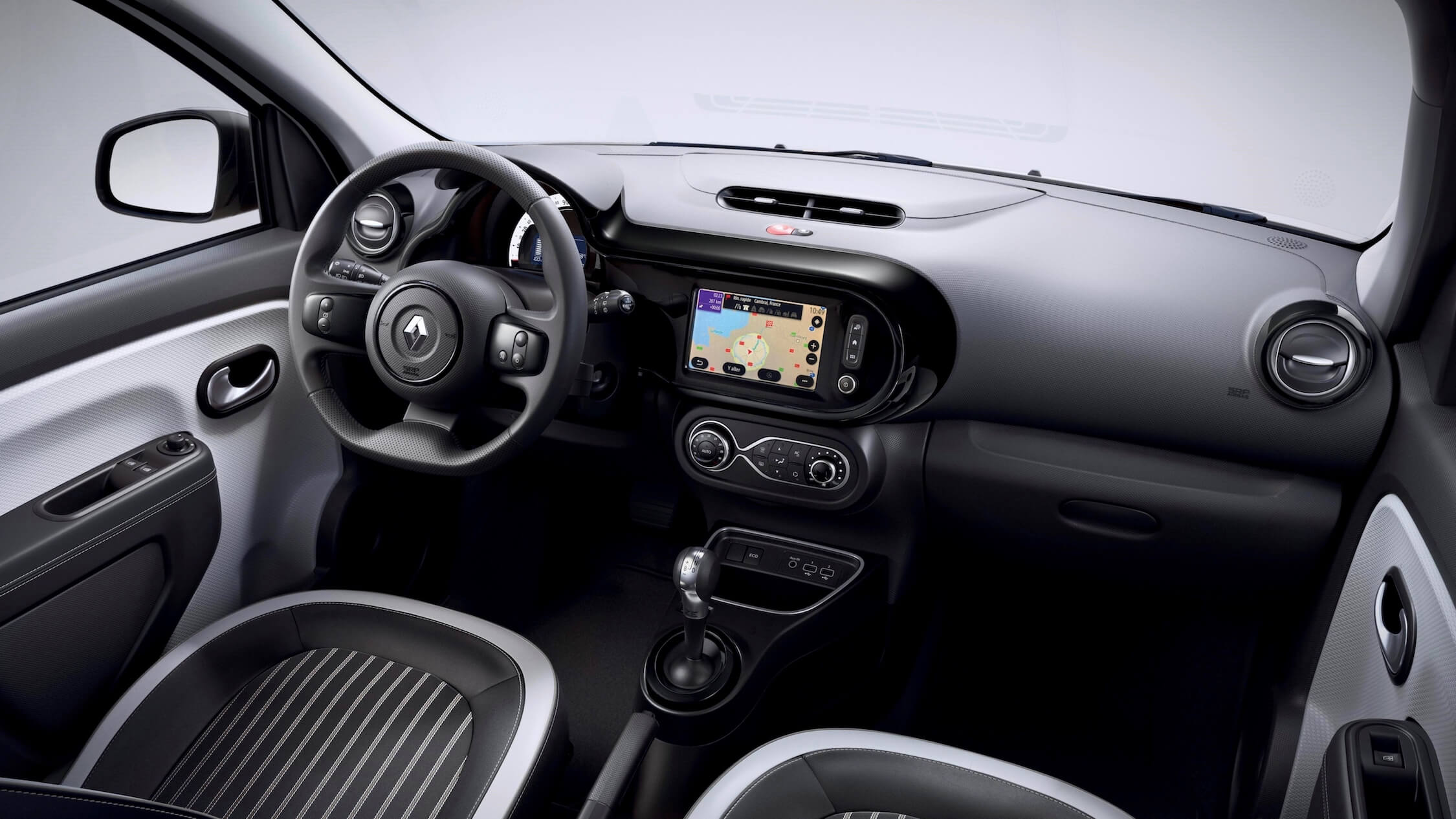 Renault Twingo ZE interieur zwart