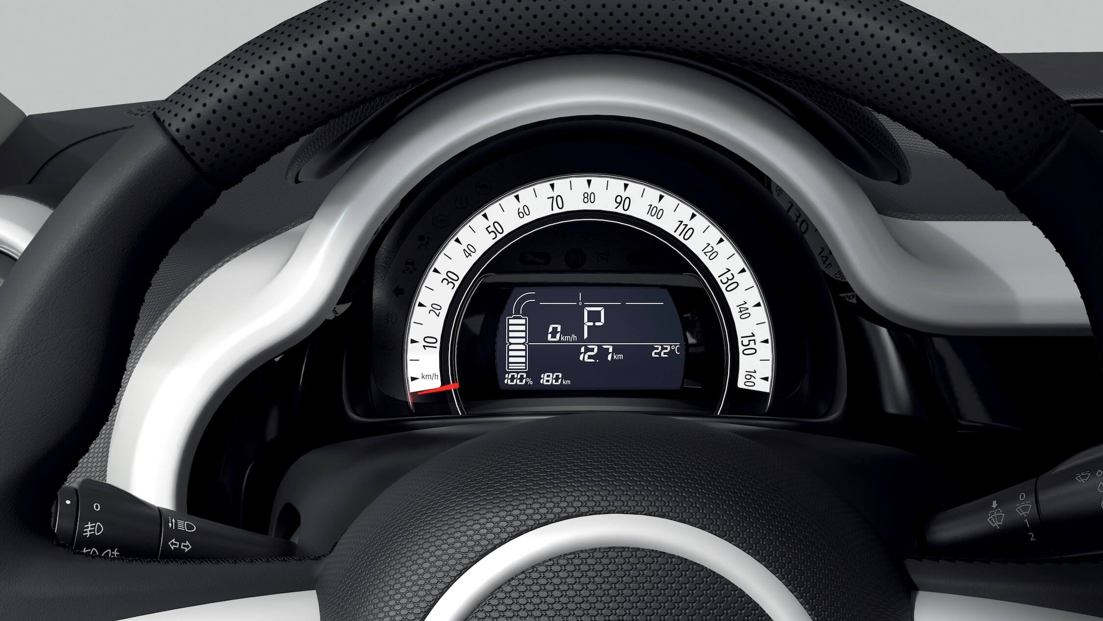 Renault Twingo ZE snelheidsmeter