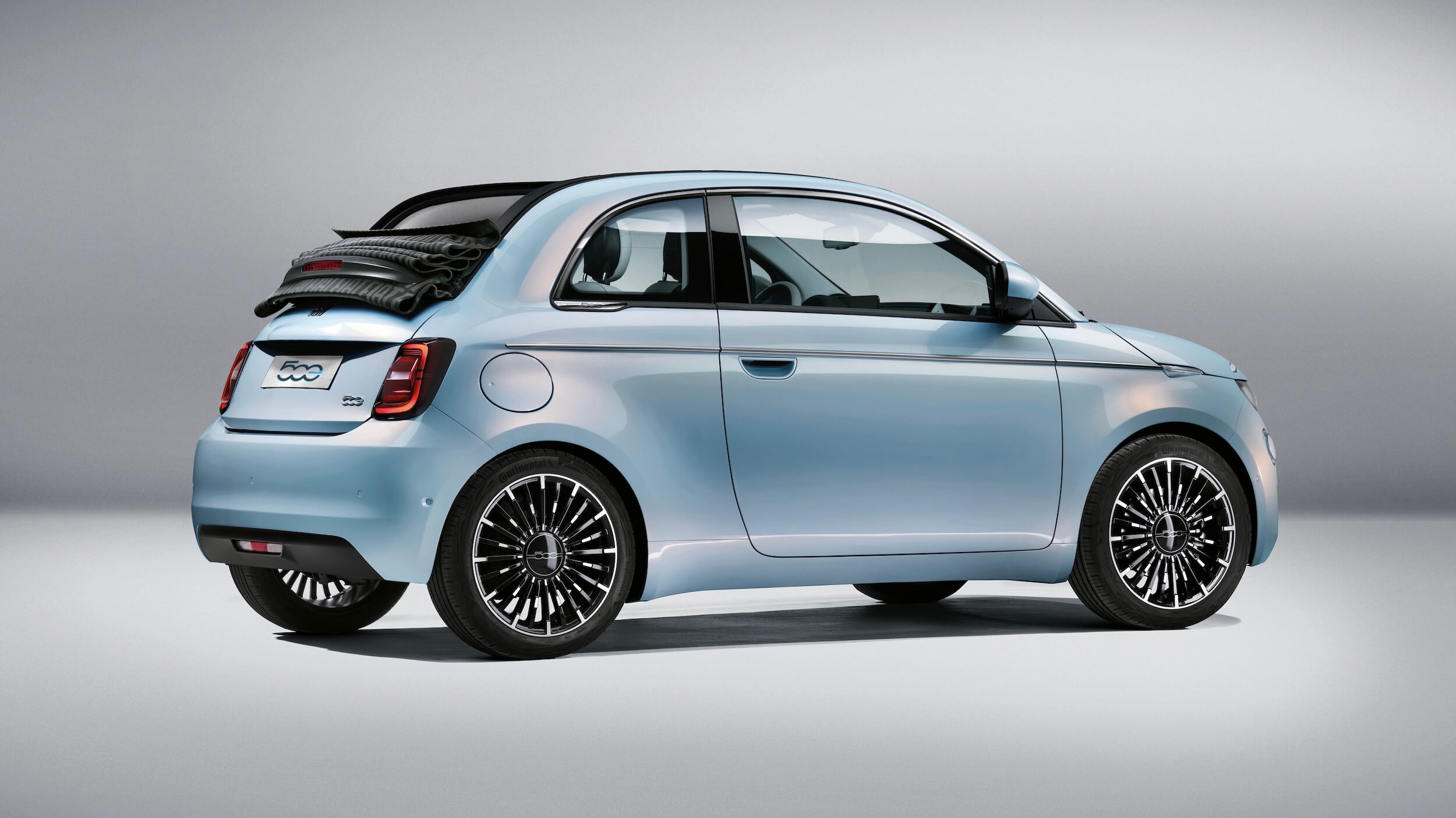 Fiat 500e Cabrio elektrische stadsauto