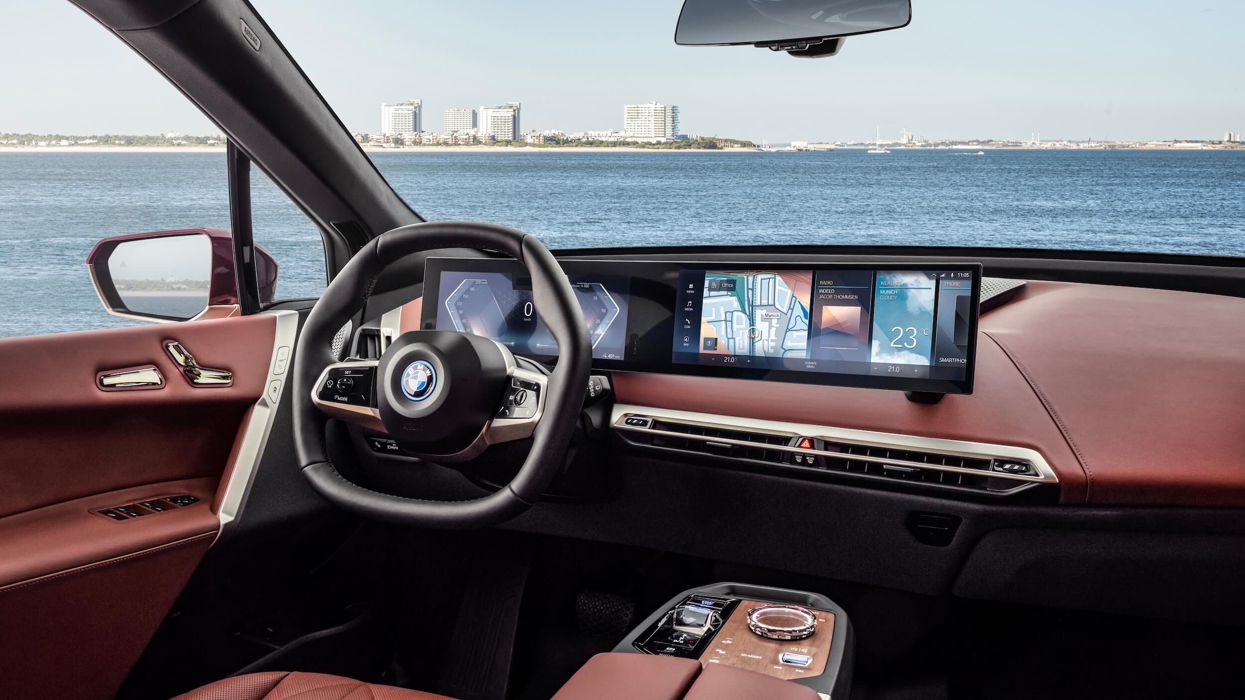 BMW iX dashboard