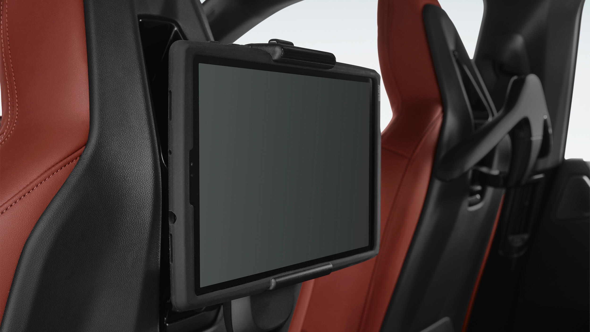 BMW iX scherm achter zetels