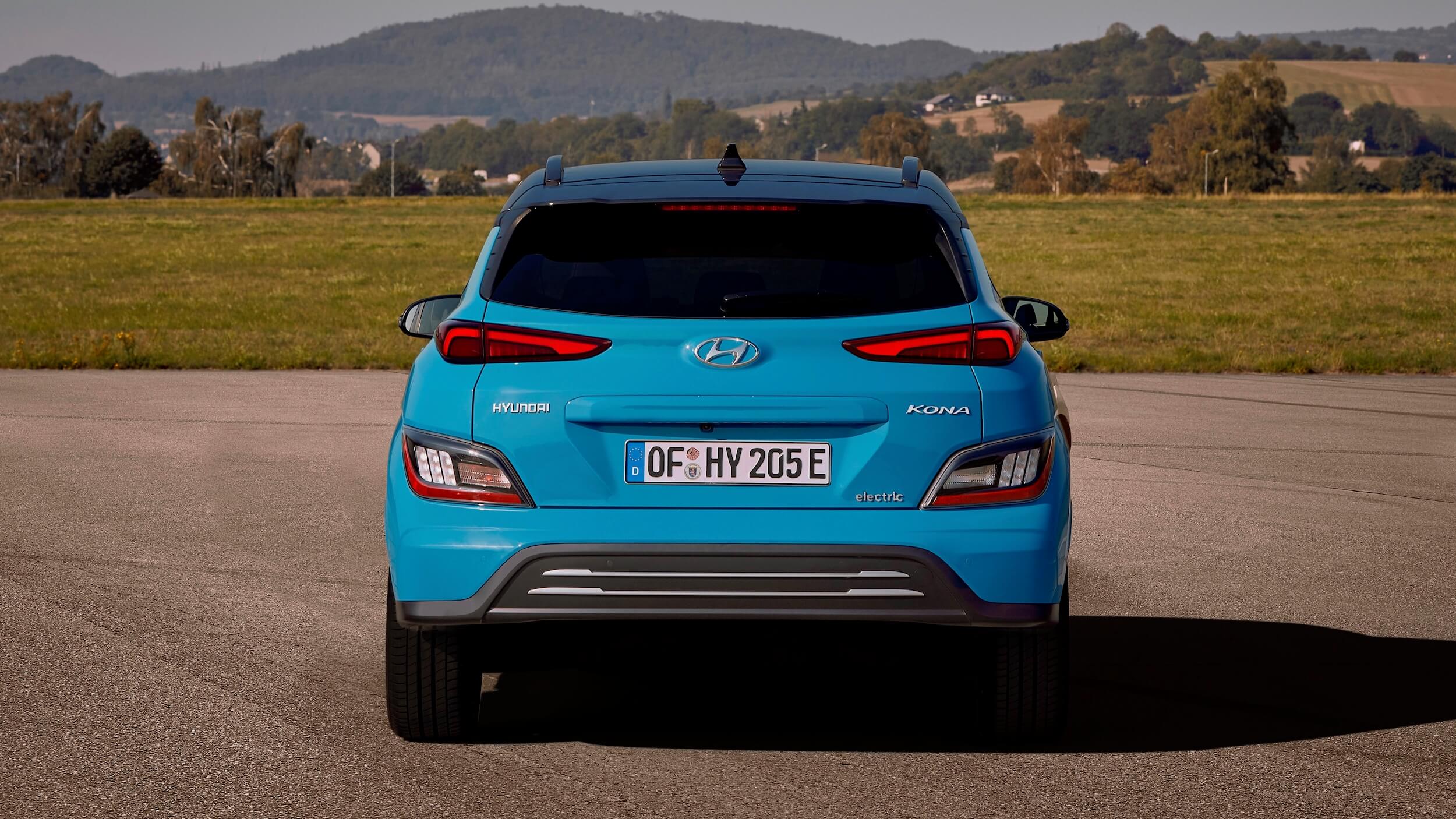 Hyundai Kona EV achterkant