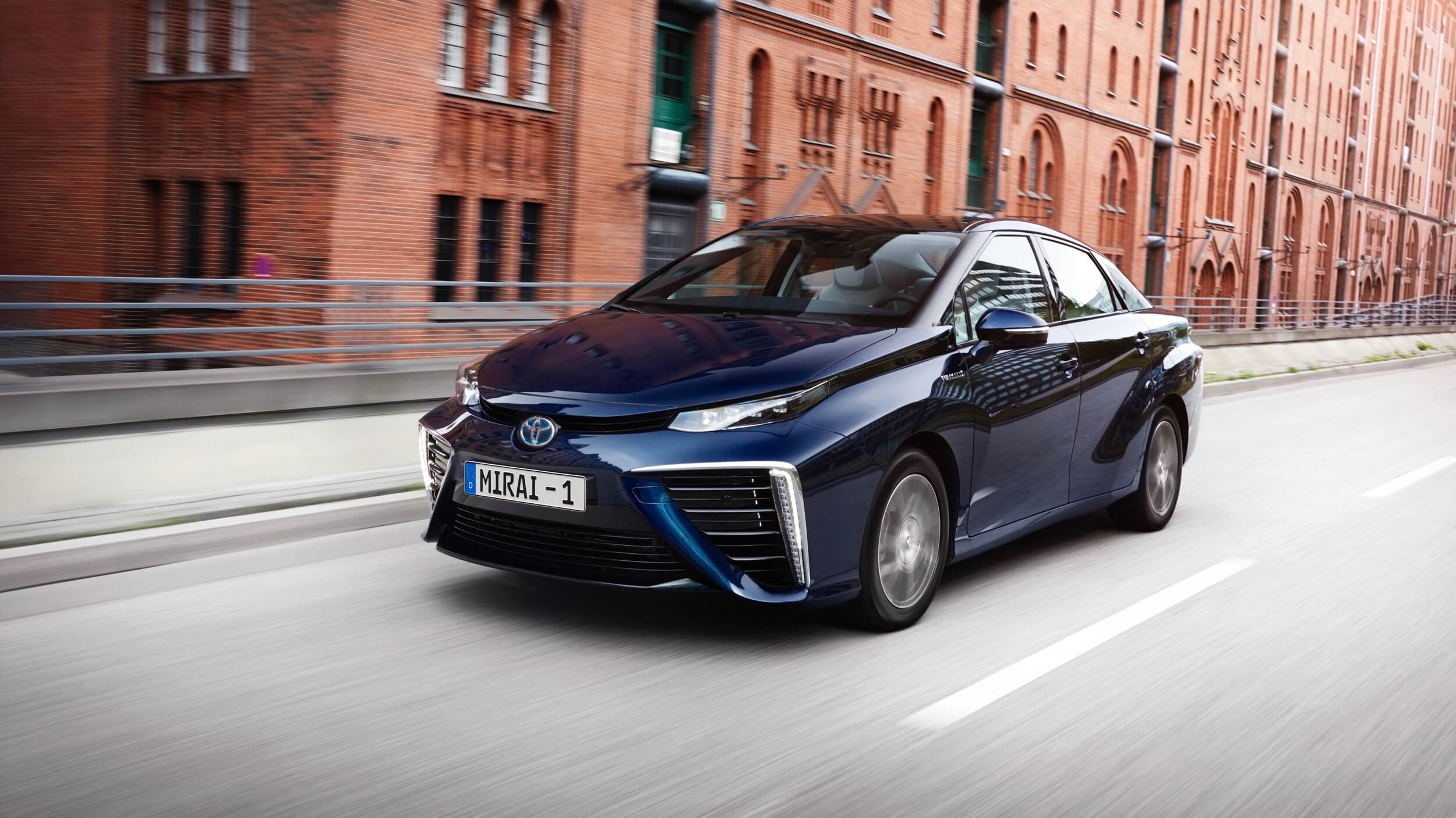 Toyota Mirai waterstof auto