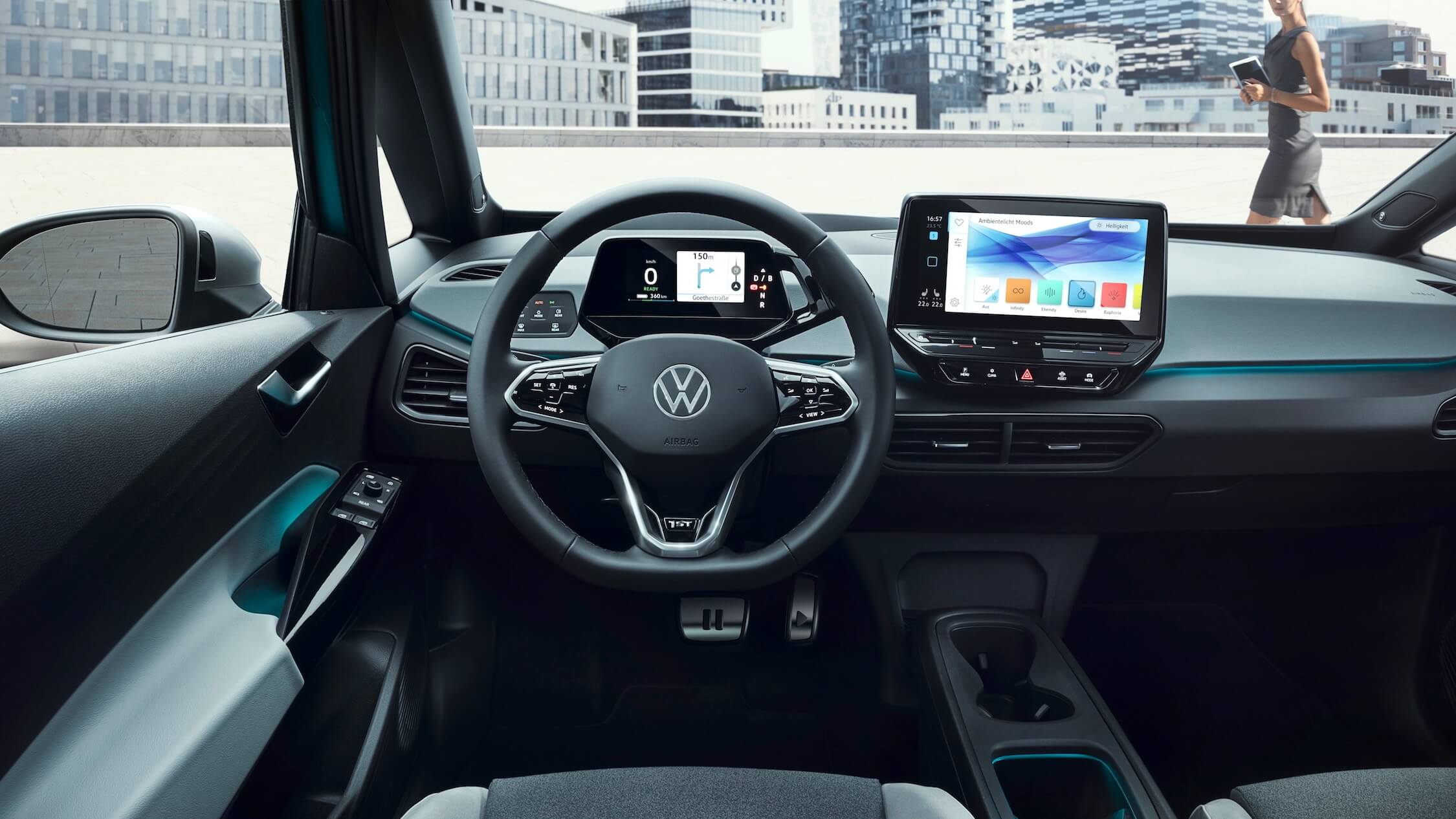 Elektrische VW ID 3 interieur