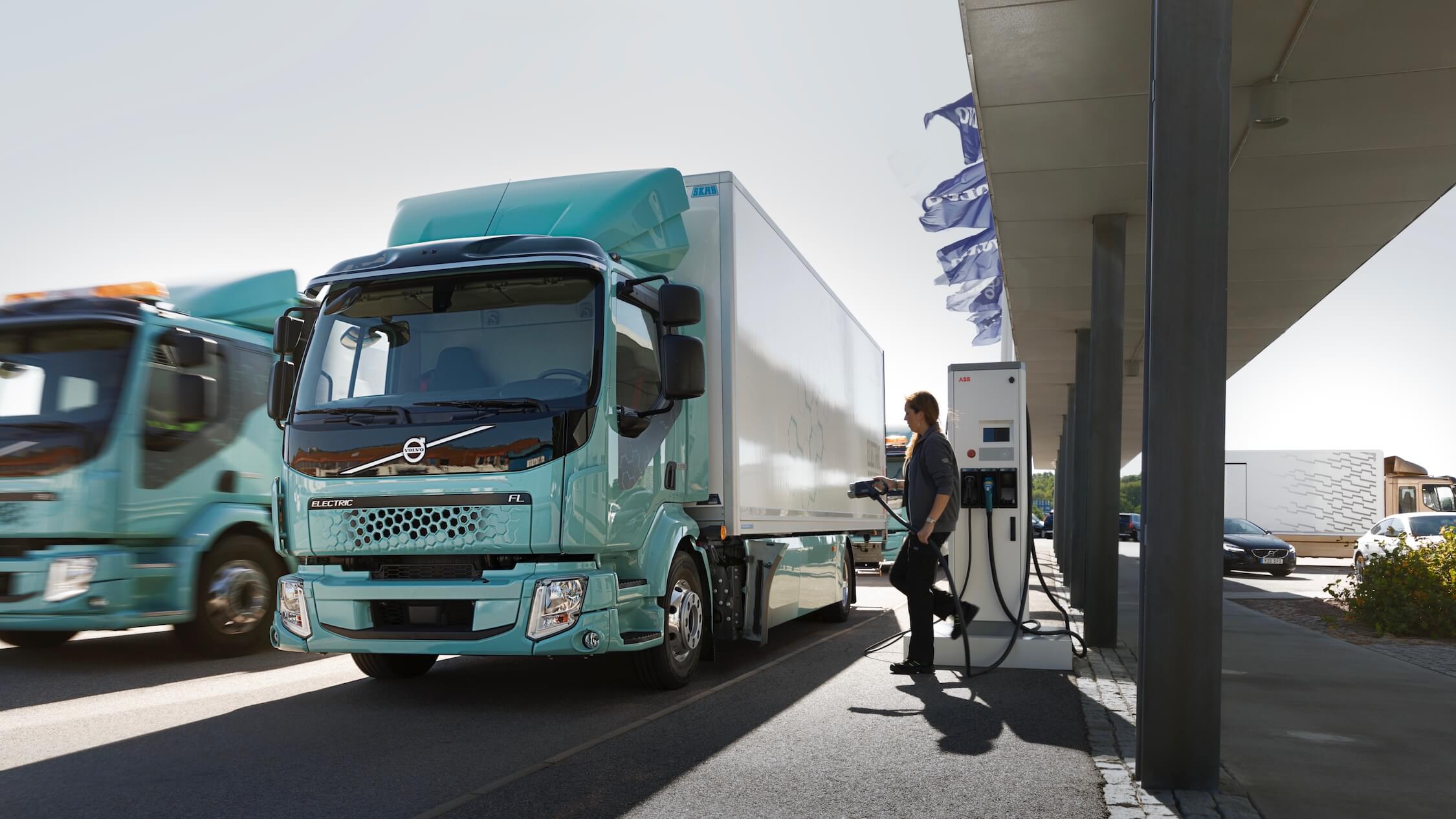 elektrische Volvo Truck opladen