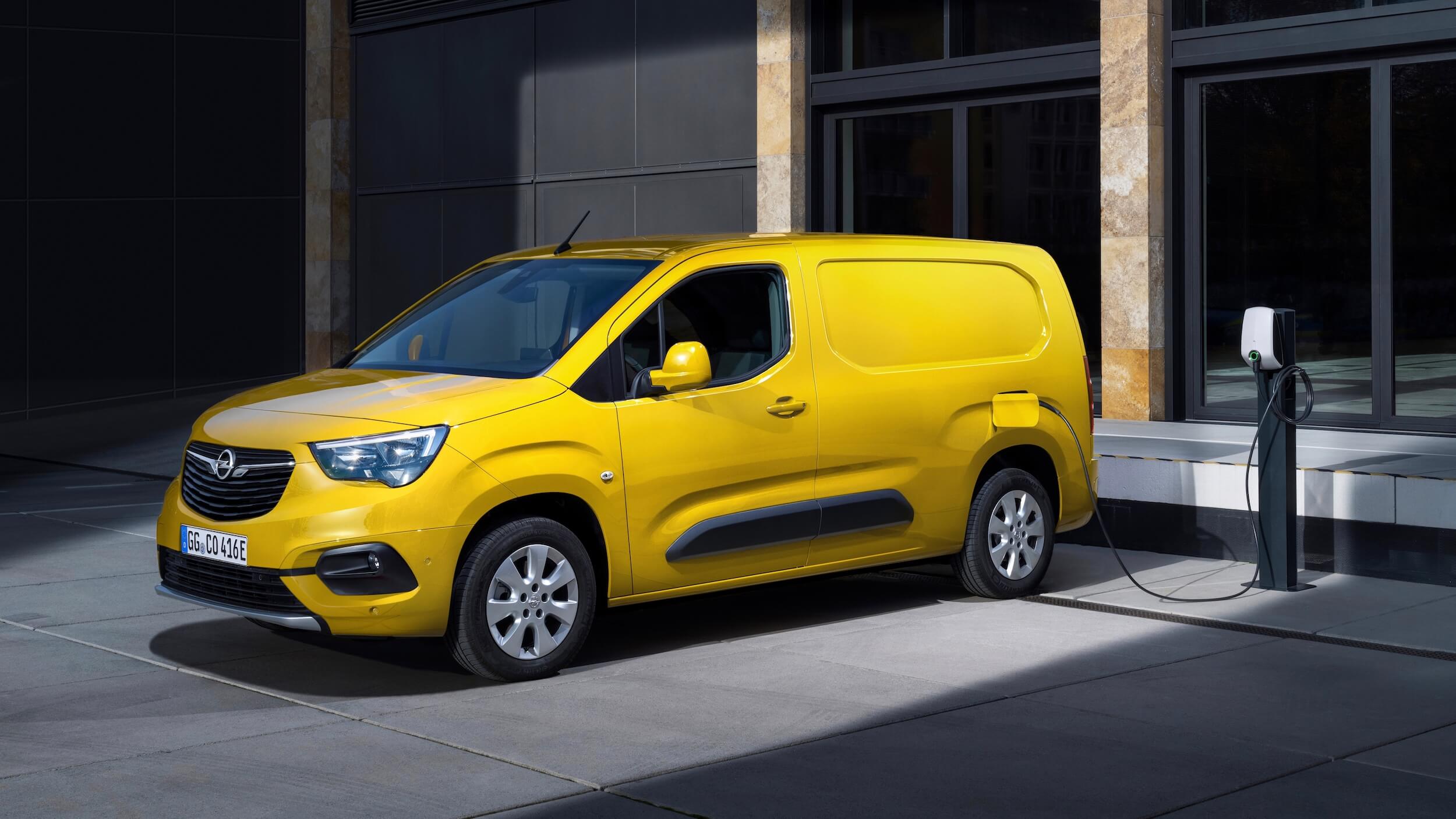 Elektrische Opel bestelwagen