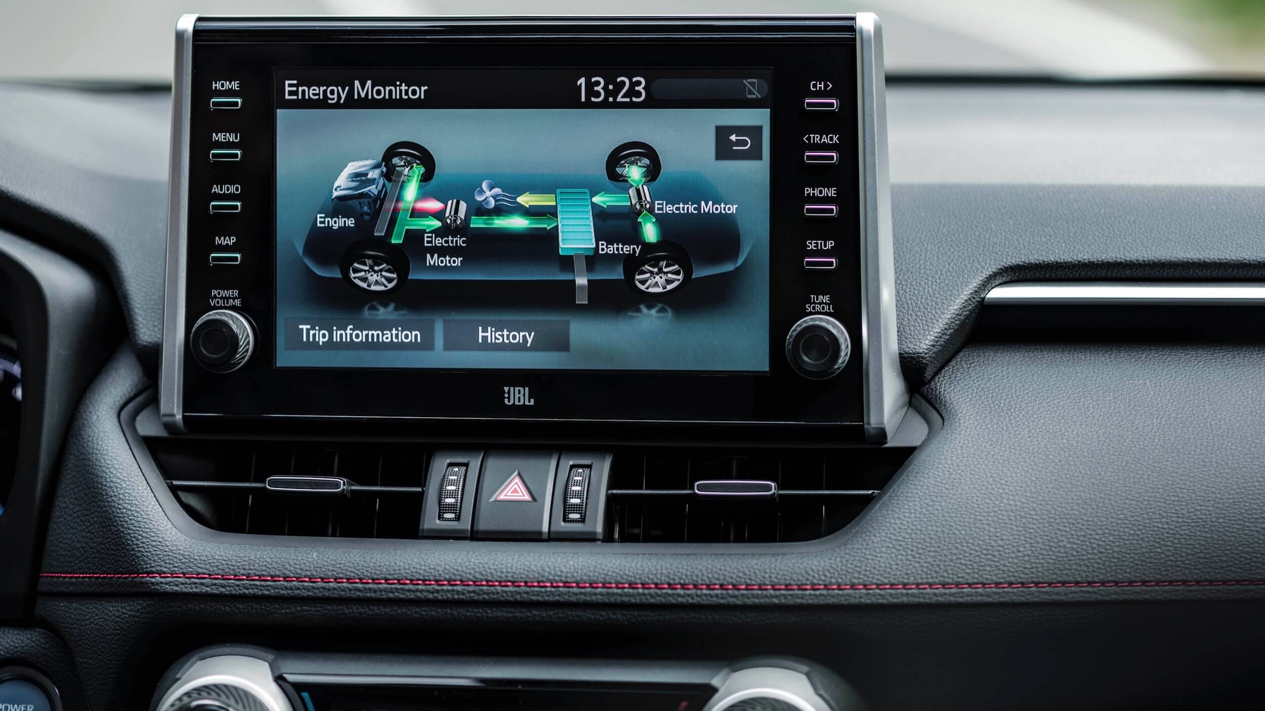 Toyota RAV4 Plug in hybride infotainment