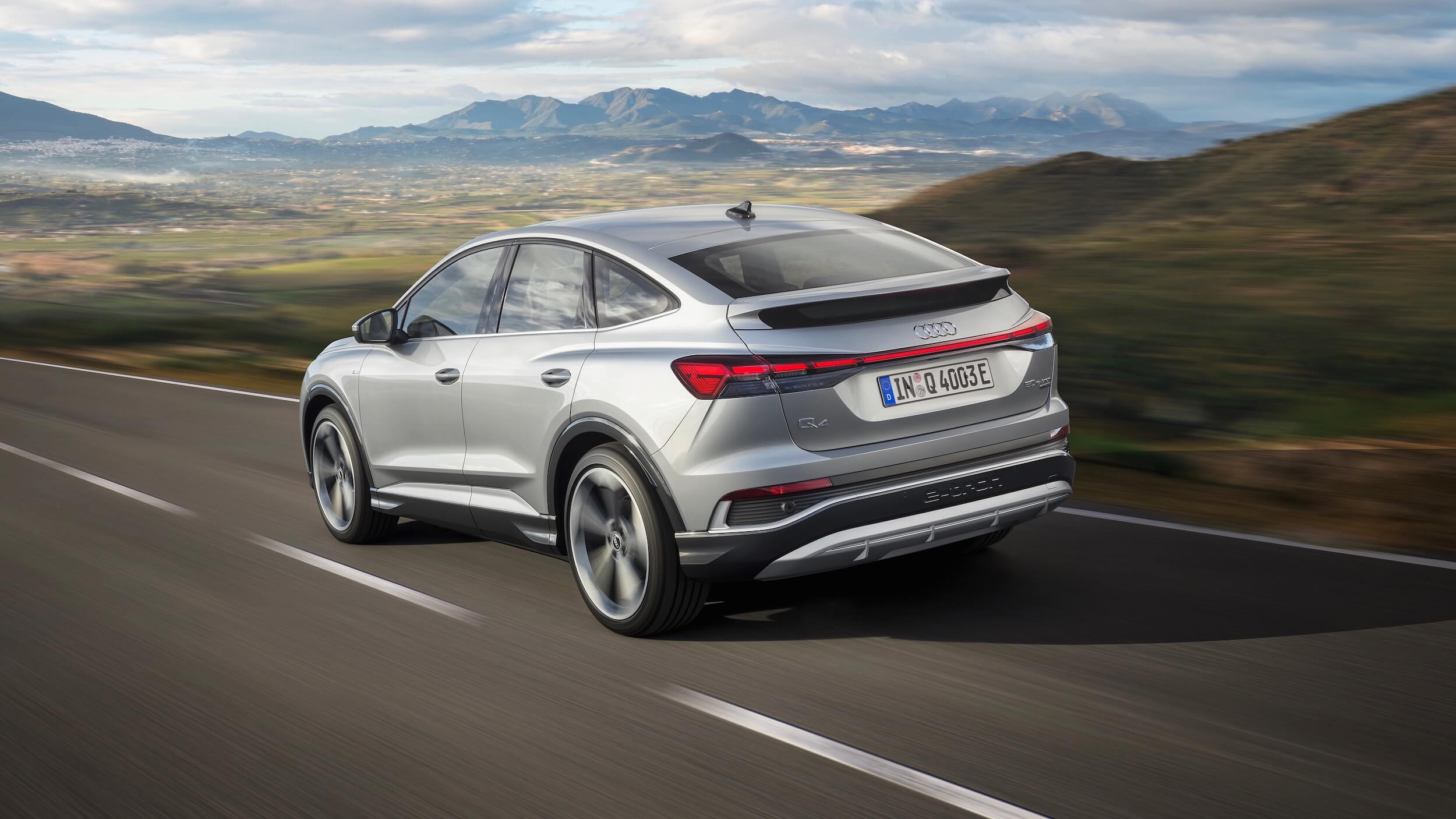 Audi Q4 Sportback e tron coupe SUV