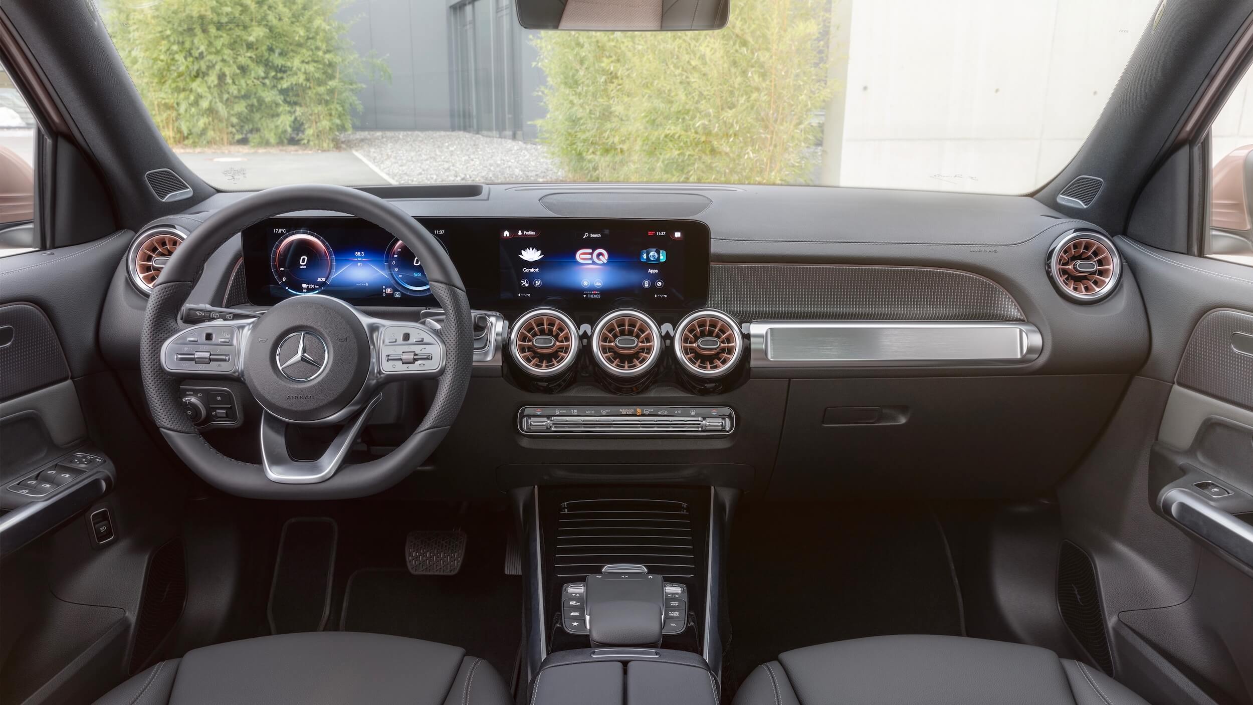 Mercedes EQB dashboard