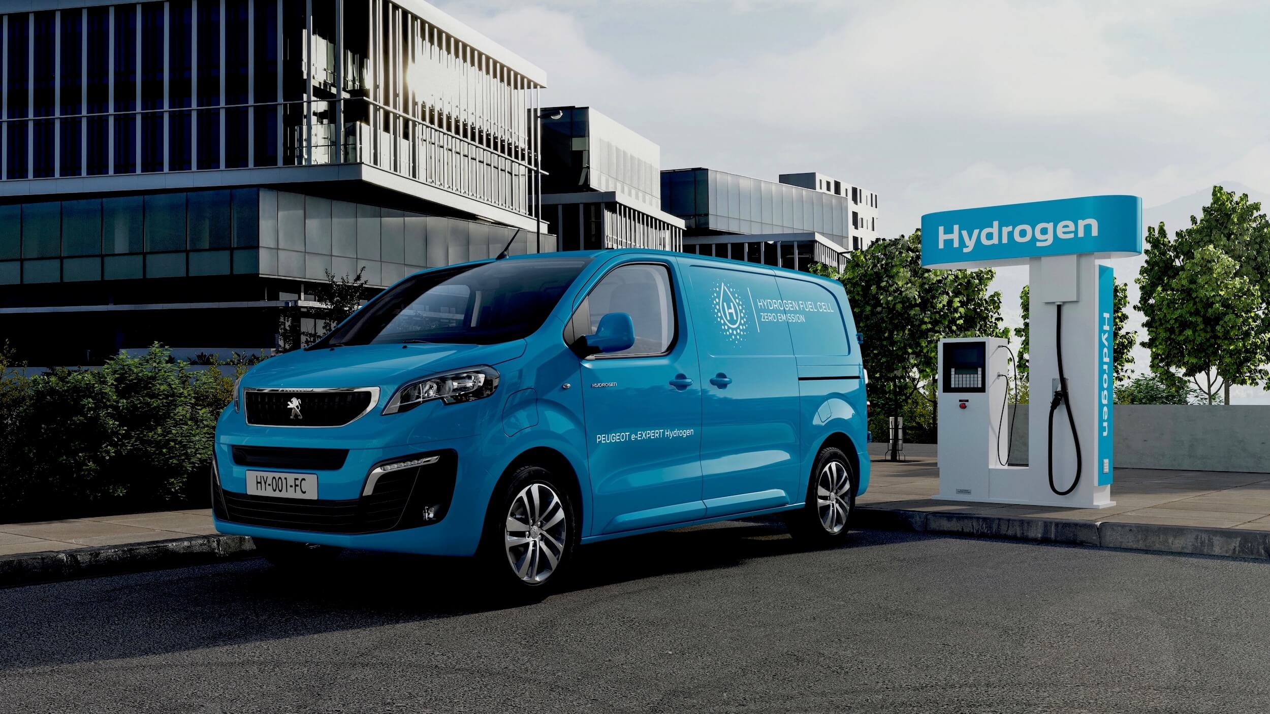 Peugeot e Expert Hydrogen bestelauto op waterstof