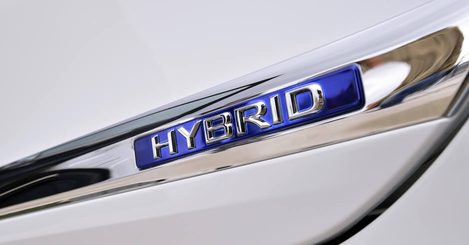 hybride auto badge